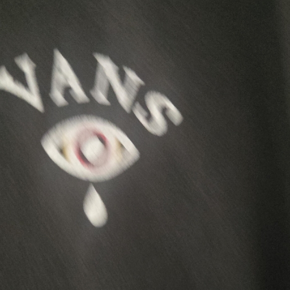 Vans Black Hoodie with Skull and Rose Graphic - Picture 2 of 2